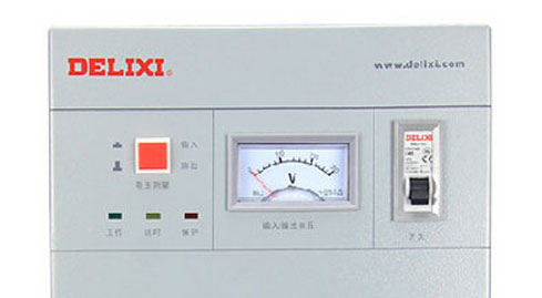 德力西穩(wěn)壓器電壓顯示表