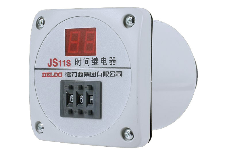德力西數(shù)顯式時(shí)間繼電器 JS11S 0.01秒-999小時(shí) 電壓AC220V/AC380V